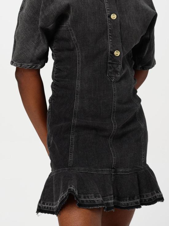 24FW 가니 숏 원피스 J1539 006 Black - GANNI