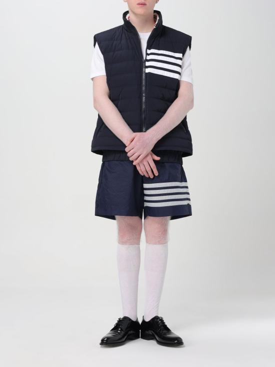 25FW 톰브라운 반팔 티셔츠 MJS056A00050 100 White - THOM BROWNE