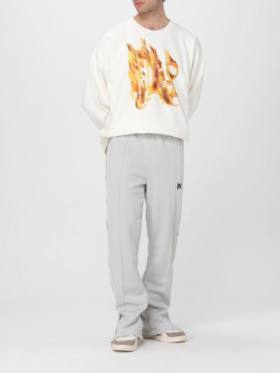 25FW 팜앤젤스 긴팔 티셔츠 PMBA074R24FLE004 0376 White - PALM ANGELS