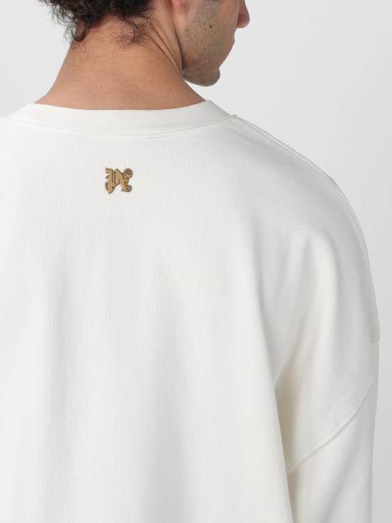 25FW 팜앤젤스 긴팔 티셔츠 PMBA074R24FLE004 0376 White - PALM ANGELS