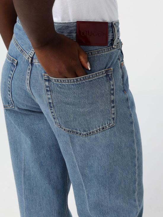 24FW 구찌 데님 팬츠 788822XDCXM 4011 Blue - GUCCI