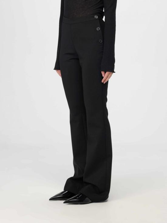 25FW 쿠레쥬 스트레이트 팬츠 424CPA272WO0113 9999 Black - COURREGES