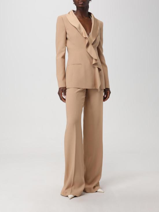 25FW 알베르타 페레티 스트레이트 팬츠 03111618 0018 Beige - ALBERTA FERRETTI