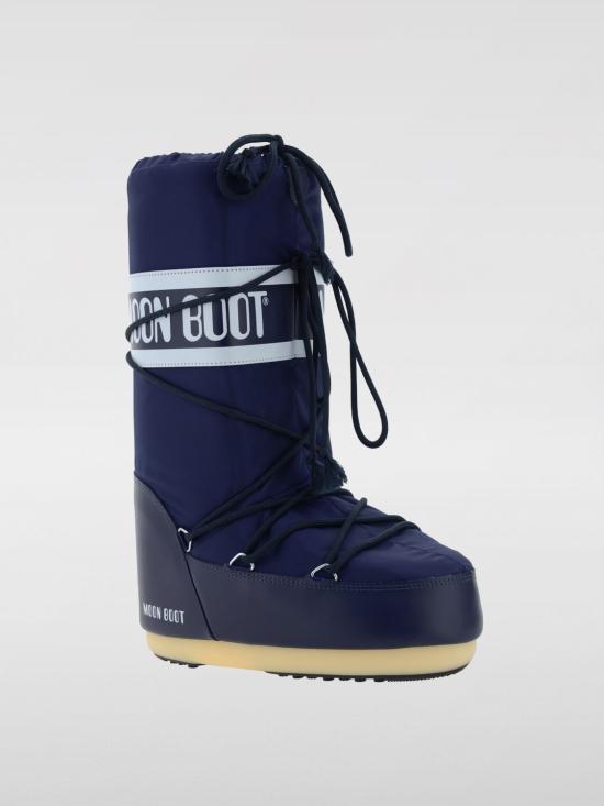 25FW 문부츠 아이콘 나일론 부츠 80D1400440 F003 Blue - MOON BOOT