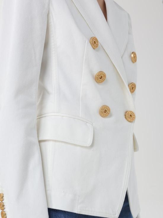 25FW 발망 자켓 DF1SG170DB69 0FA White - BALMAIN