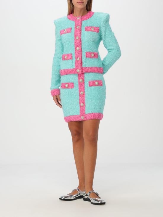 25FW 발망 숏 스커트 DF1LB292KG70 UIH Multicolor - BALMAIN