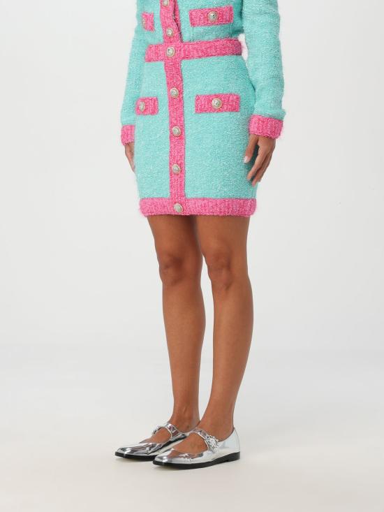 25FW 발망 숏 스커트 DF1LB292KG70 UIH Multicolor - BALMAIN