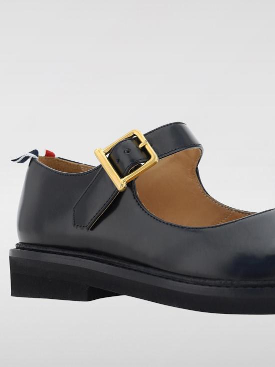 24FW 톰브라운 플랫 슈즈 FFG002CL0043 001 Black - THOM BROWNE