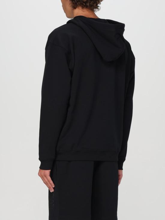 25FW 모스키노 후드 티셔츠 17047028 1555 Black - MOSCHINO