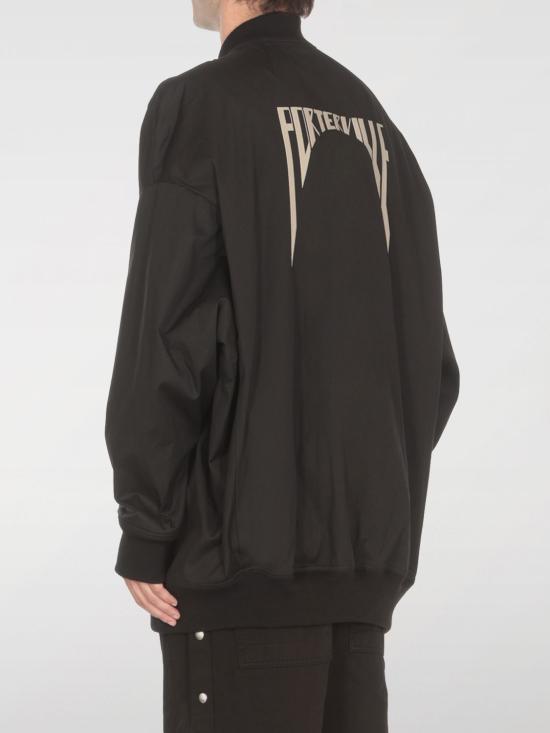 25FW 릭 오웬스 봄버 자켓 RR02D6795TEEM7 0908 Black - RICK OWENS