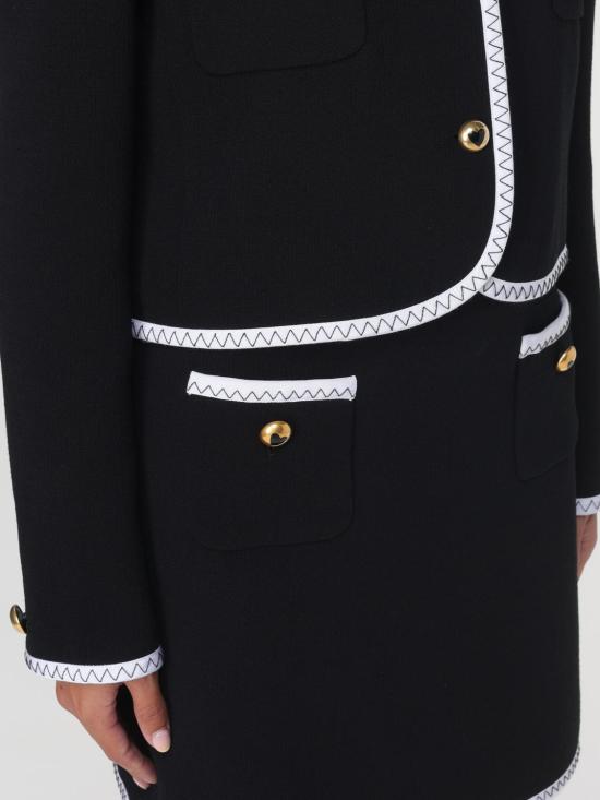 25FW 모스키노 자켓 05065517 0555 Black - MOSCHINO