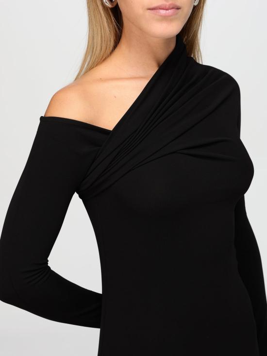 25FW 쿠레쥬 숏 원피스 324JRO449JS0145 9999 Black - COURREGES