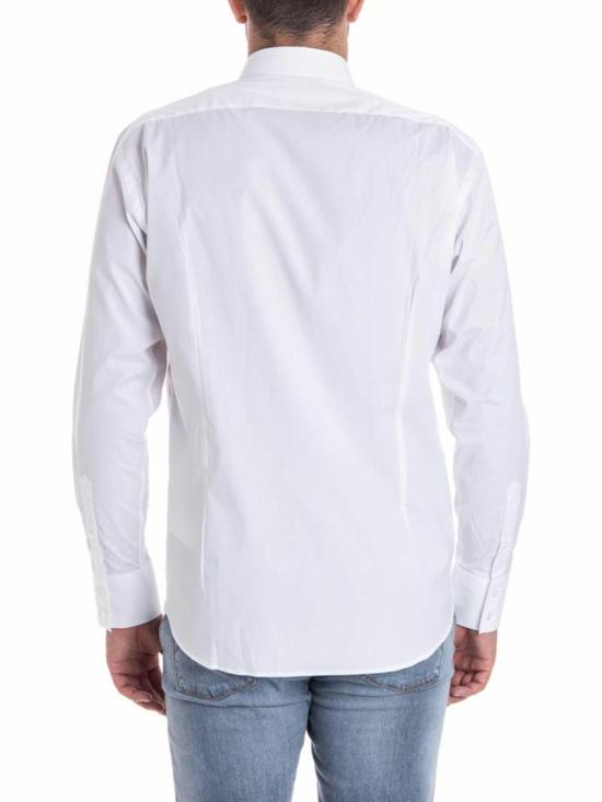  칼라거펠트 긴팔 셔츠 60500457269910 White - KARL LAGERFELD