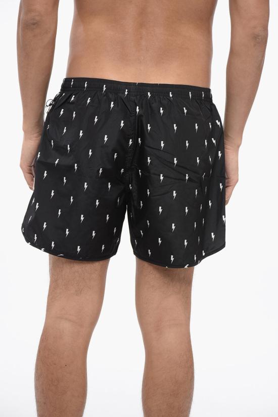  닐바렛 스윔팬츠 MY58026A Y068 524N Black - NEIL BARRETT