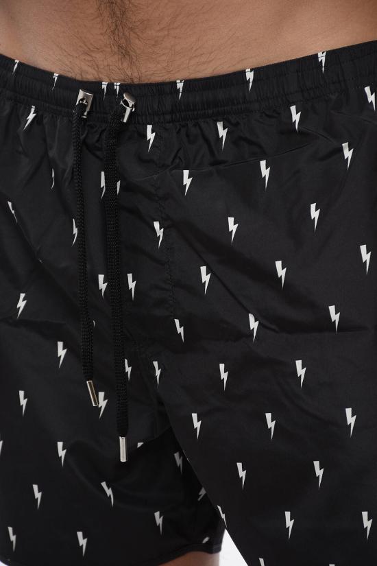  닐바렛 스윔팬츠 MY58026A Y068 524N Black - NEIL BARRETT