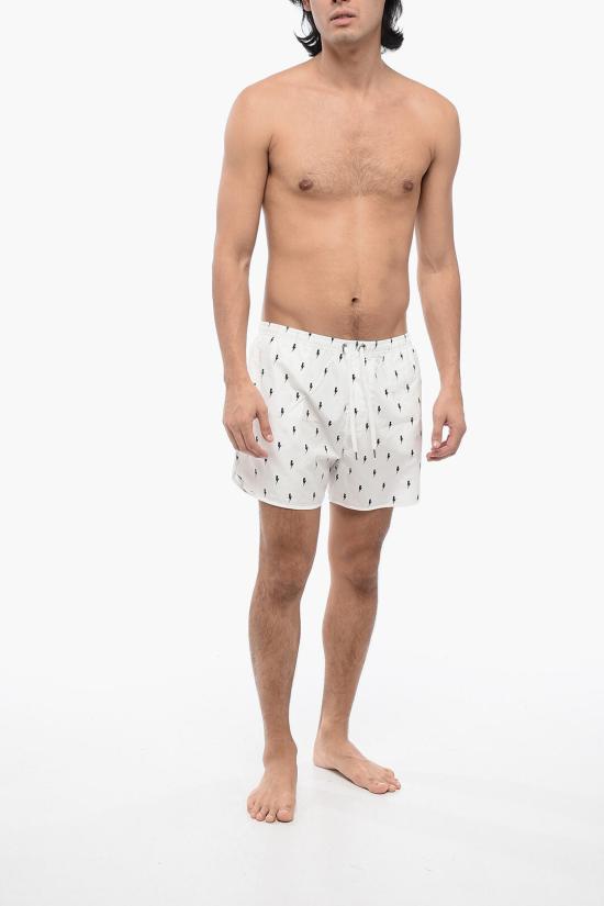  닐바렛 스윔팬츠 MY58026A Y068 526N White - NEIL BARRETT