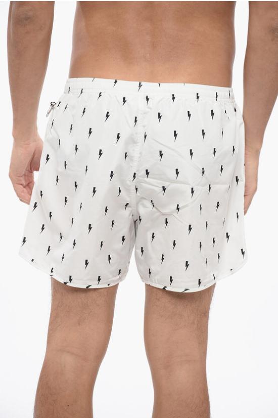  닐바렛 스윔팬츠 MY58026A Y068 526N White - NEIL BARRETT