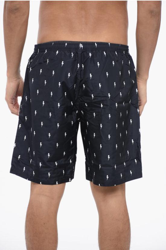  닐바렛 스윔팬츠 MY58026B Y068 766N Blue - NEIL BARRETT