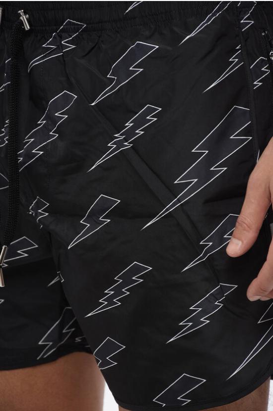  닐바렛 스윔팬츠 MY58005A Y069 368N Black - NEIL BARRETT