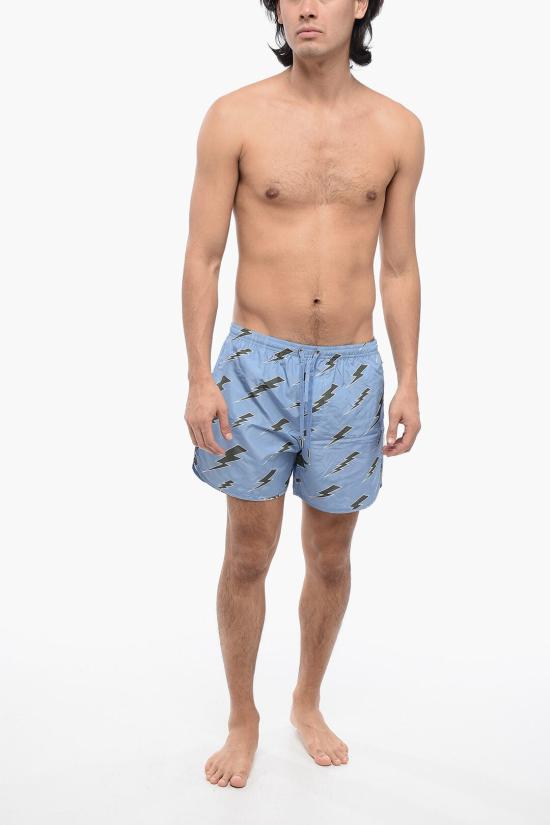  닐바렛 스윔팬츠 MY58005A Y069 772N Light blue - NEIL BARRETT