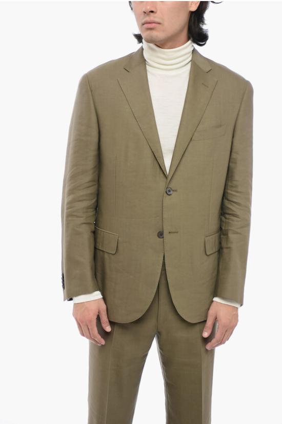  꼬르넬리아니 수트 세트 91N295 3118440 050 Green - CORNELIANI