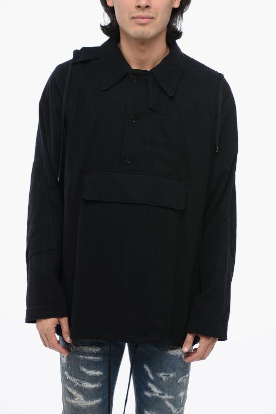  오라리 에어리 울 비엘라 P/O 아노락 A23AP01VT DARK NAVY Blue