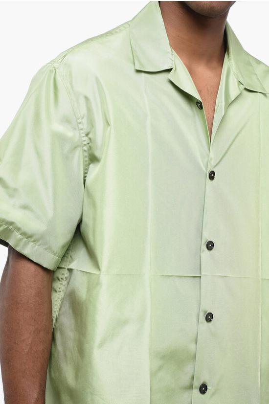  질샌더 반팔 셔츠 J22DL0131 J70094 328 Green - JIL SANDER