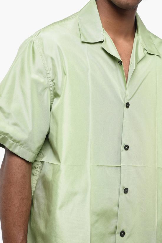  질샌더 반팔 셔츠 J22DL0131 J70094 328 Green - JIL SANDER