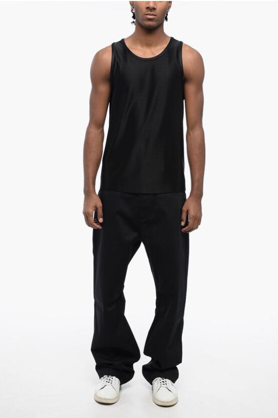  질샌더 민소매 티셔츠 J21NL0107 J20043 001 Black - JIL SANDER