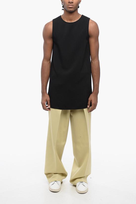  질샌더 민소매 티셔츠 J21TD0006 J65115 001 Black - JIL SANDER