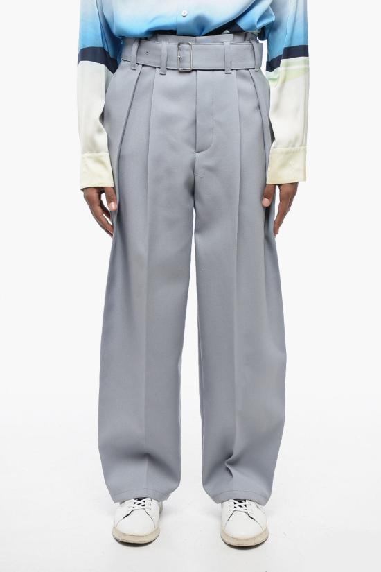  질샌더 트레이닝/조거 팬츠 J21KA0112 J40001 051 Light blue