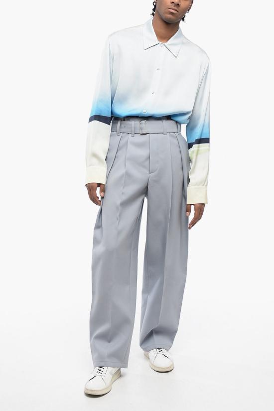  질샌더 트레이닝/조거 팬츠 J21KA0112 J40001 051 Light blue - JIL SANDER