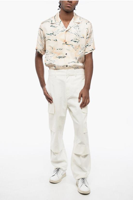  질샌더 카고 팬츠 J47KA0109 J45126 102 White - JIL SANDER