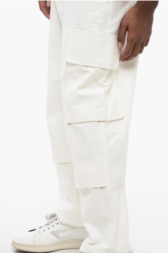  질샌더 카고 팬츠 J47KA0109 J45126 102 White - JIL SANDER