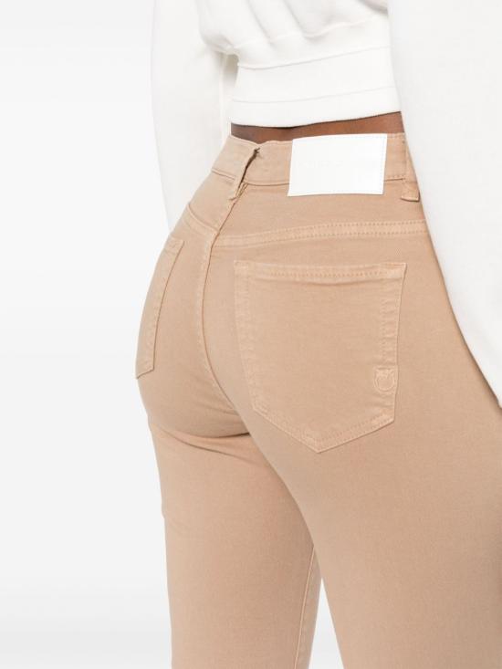  핑코 스트레이트 팬츠 100172A1JM D57 Beige - PINKO