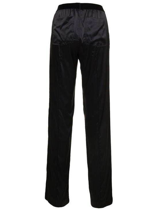 24FW 톰포드 스트레이트 팬츠 PAW397FAX881LB999 Black - TOMFORD