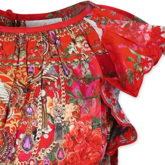 25SS [키즈] 카밀라 티셔츠 00036144 SWTHMALX RED - CAMILLA