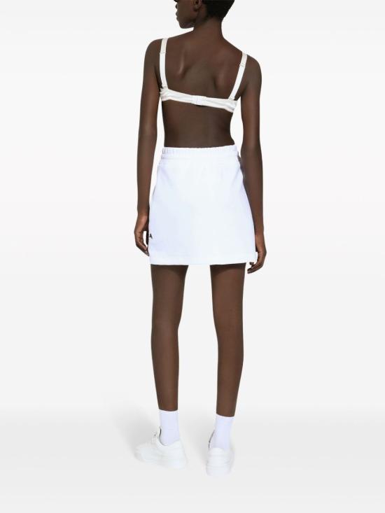  돌체앤가바나 숏 스커트 F4CSKZGDB7B W0800 White - DOLCE & GABBANA