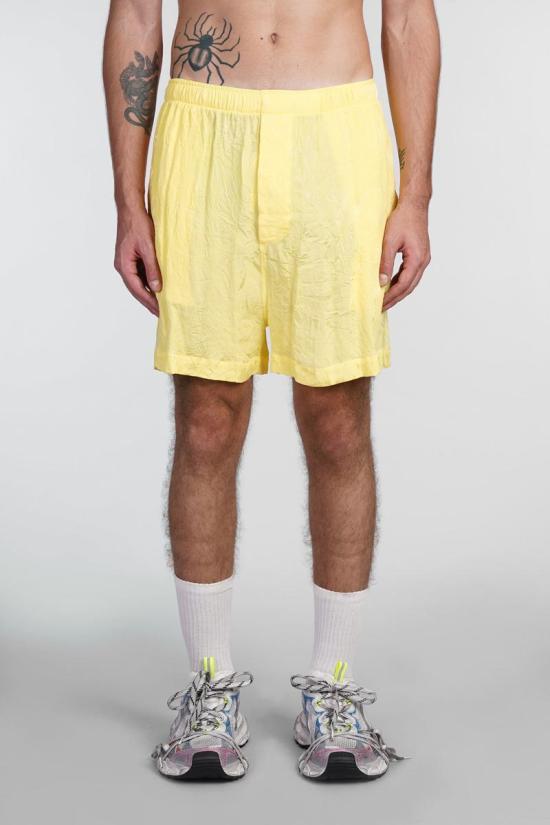 24FW 발렌시아가 숏팬츠 406052 785087TQN11 YELLOW