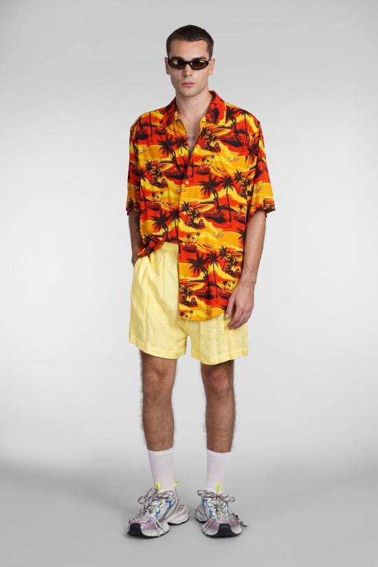 24FW 발렌시아가 숏팬츠 406052 785087TQN11 YELLOW - BALENCIAGA