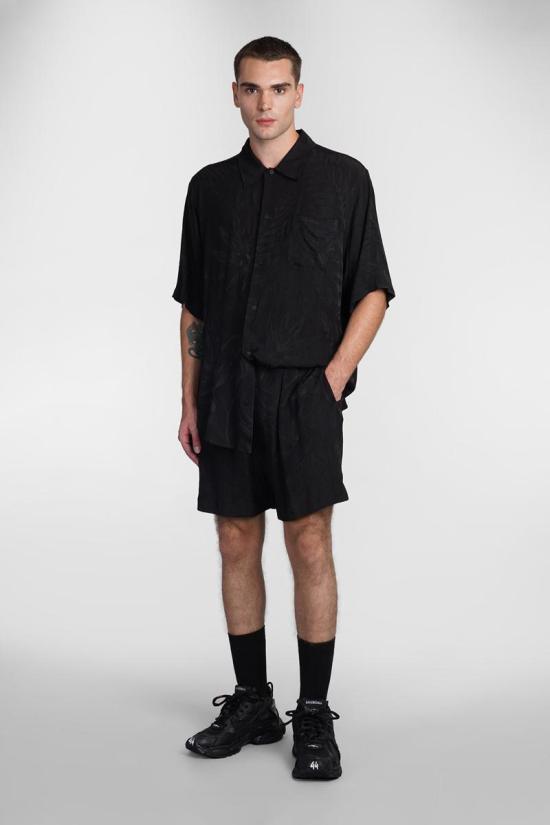 24FW 발렌시아가 숏팬츠 406049 785087TQN11 Black - BALENCIAGA