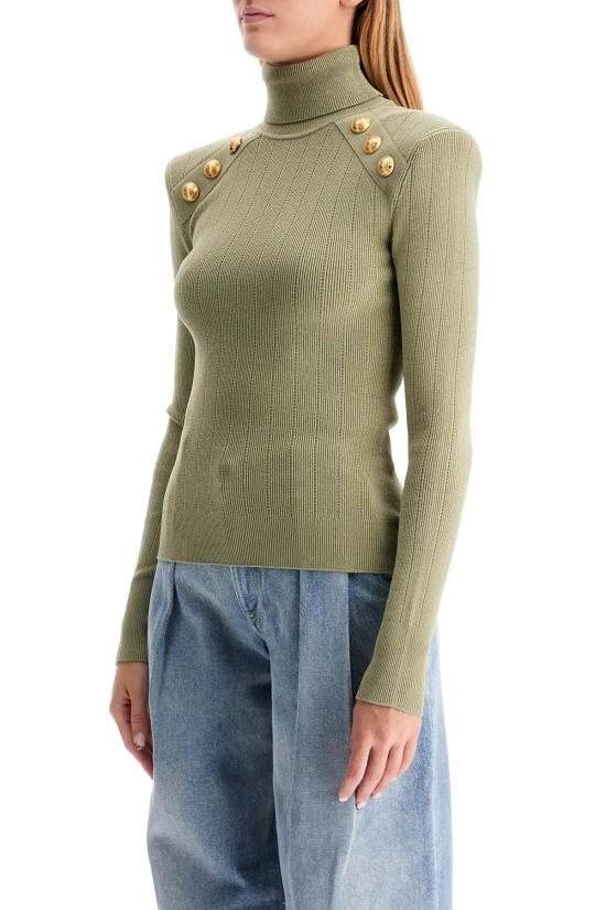 24FW 발망 터틀넥 DF0KH000KB07 7CO - BALMAIN