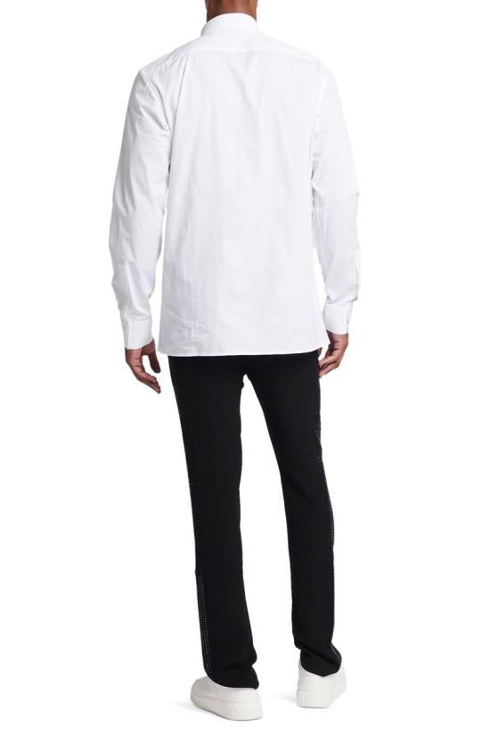 25FW 발망 긴팔 셔츠 XH1HU026CB280FB WHITE - BALMAIN