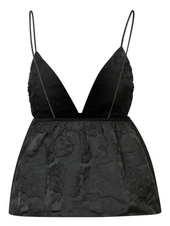 24FW 가니 민소매 티셔츠 F9669 099 BLACK - GANNI