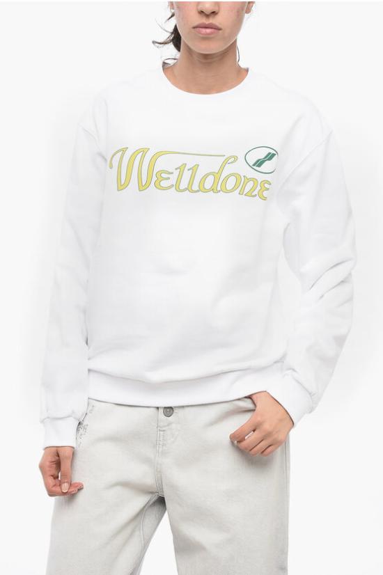  웰던 긴팔 티셔츠 WDTS322817UWHWHITE White - WE11DONE