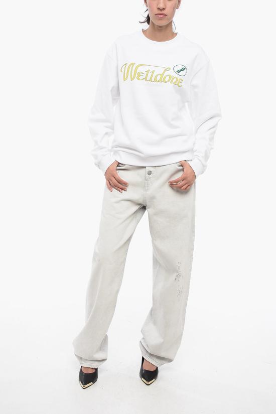  웰던 긴팔 티셔츠 WDTS322817UWHWHITE White - WE11DONE
