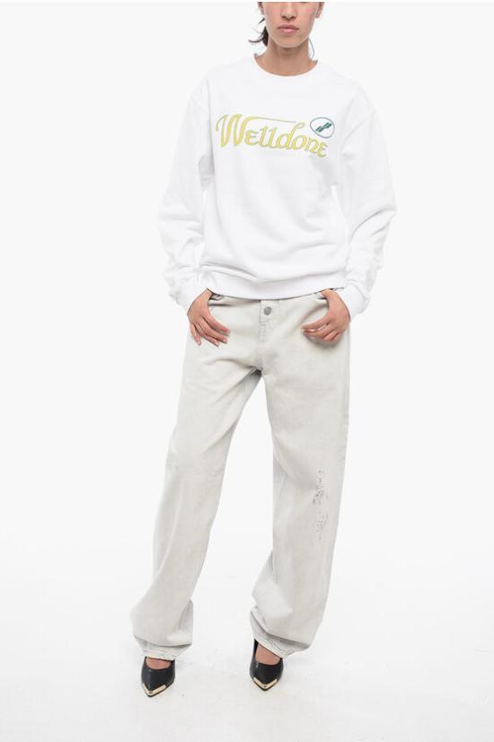  웰던 긴팔 티셔츠 WDTS322817UWHWHITE White - WE11DONE