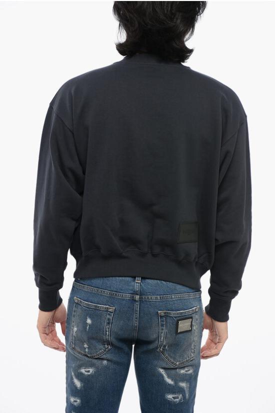  웰던 후드 티셔츠 WDTS322746UDNDARKNAVY Midnight blue - WE11DONE