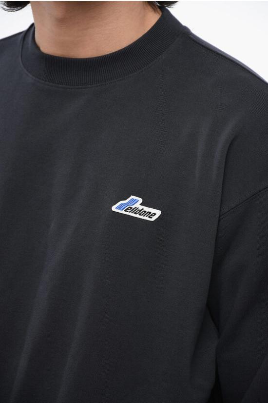  웰던 후드 티셔츠 WDTS322746UDNDARKNAVY Midnight blue - WE11DONE