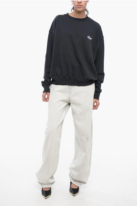  웰던 후드 티셔츠 WDTS322746UDNDARKNAVY Midnight blue - WE11DONE